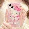 Cute Hello Kitty Applies To iPhone 15 Mobile Phone Case iPhone14 Cute 13 Pro/12 Sets of 11 Simple Xr Female 7