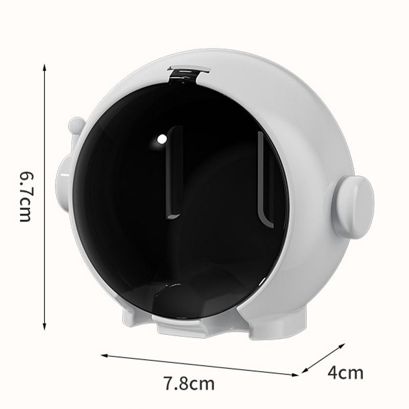 

Зубная щетка для ванной комнаты Организует простую установку Креативный астронавт разрабатывает держатели зубных щеток для домашнего украшения ванной комнаты белый