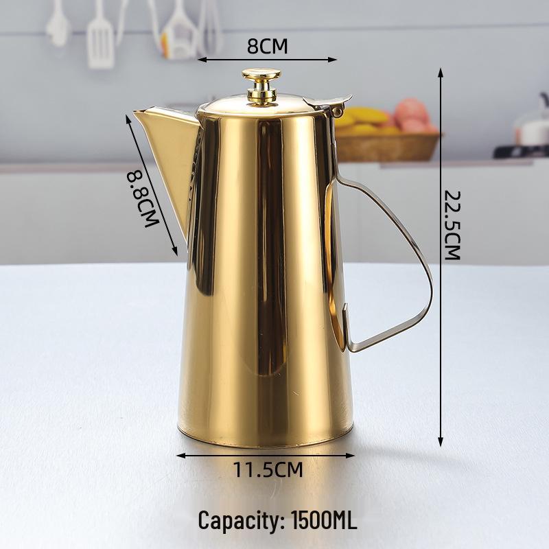 

Утолщенный кувшин из нержавеющей стали для воды и супа для ресторанов и отелей