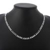 Copper 6mm Necklace Jewelry Classic 40-60cm For Women Men Fashion Christmas Gift