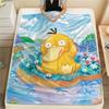 Adorable Pokémon Flannel Blanket, for Home and Living Room, Thoughtful Gift, Comfortable and Skin-friendly for Daily Use