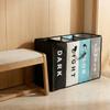 Large Capacity Divided Laundry Basket Folding Miscellaneous Storage Bag Closet Organizer  Dormitory