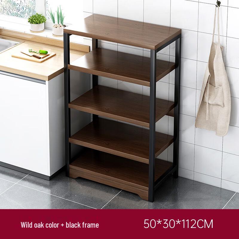 Yingbai 5-Tier Storage Rack with Black Frame