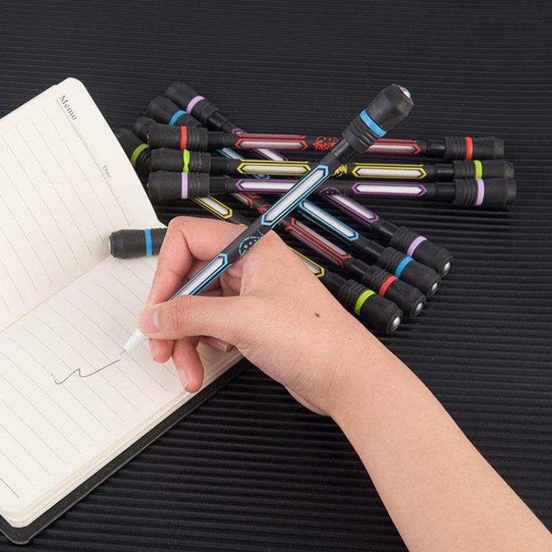 21Cm Beginner Turning Pen Decompression Pen Elementary And Middle School Students Competition Rotating Pen Student