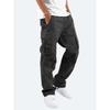 Summer new men's tooling casual pants drawstring multi-pocket trousers