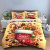 Christmas Tree Decoration Bedding Set Bedding Set (1 Duvet Cover, 2 Pillowcases, Duvet Not Included)