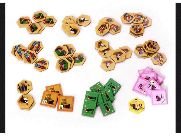 Burgundy Castles: High-Quality Chinese Edition Strategy Table Game with Expansion Map