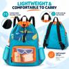 Breathable Mesh Kids Swim Backpack Quick Dry Drawstring Pool Sack  Gym Activities
