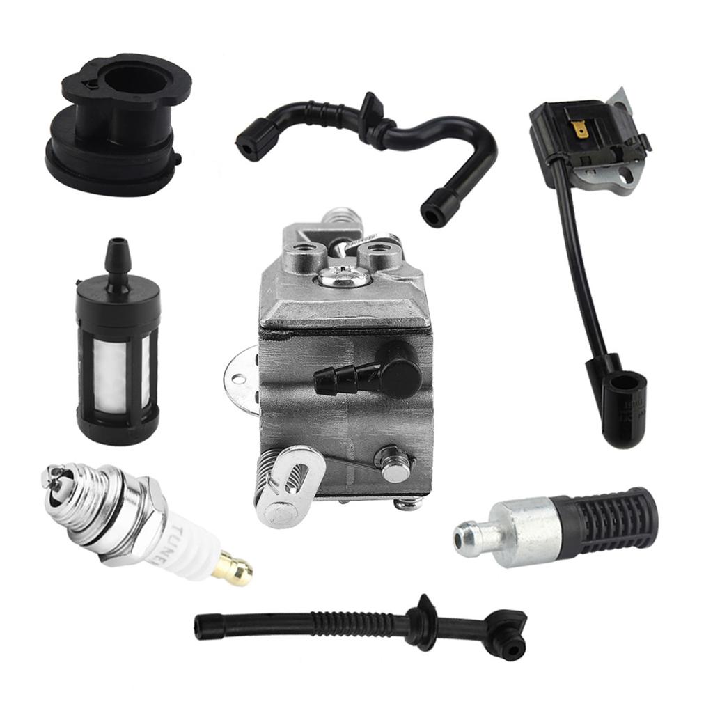 Carburator bobină de aprindere Carb Set pentru Stihl Walbro 017 018 MS170 MS180 drujbă