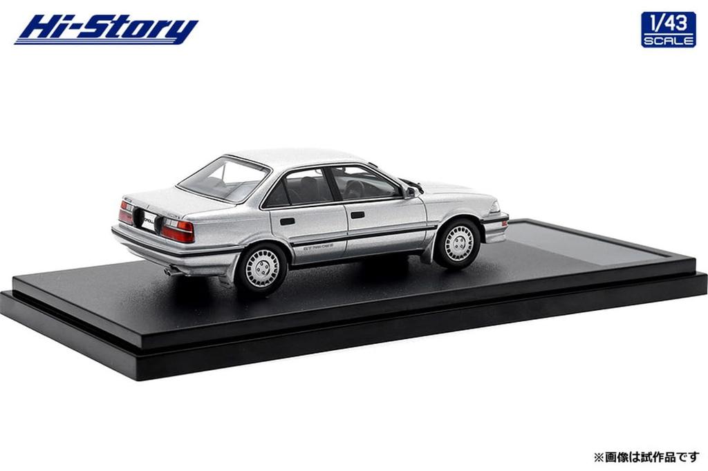 Hi Story Toyota Corolla Sedan GT Customized Silver Finished Product 1/43 (1987)