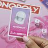 Monopoly: Barbie Edition Board Game, Ages 8+, 2-6 Players, Fun Family Game for Kids and Adults, Includes 6 Barbie-Themed Pink Zinc Tokens, Kids Gift