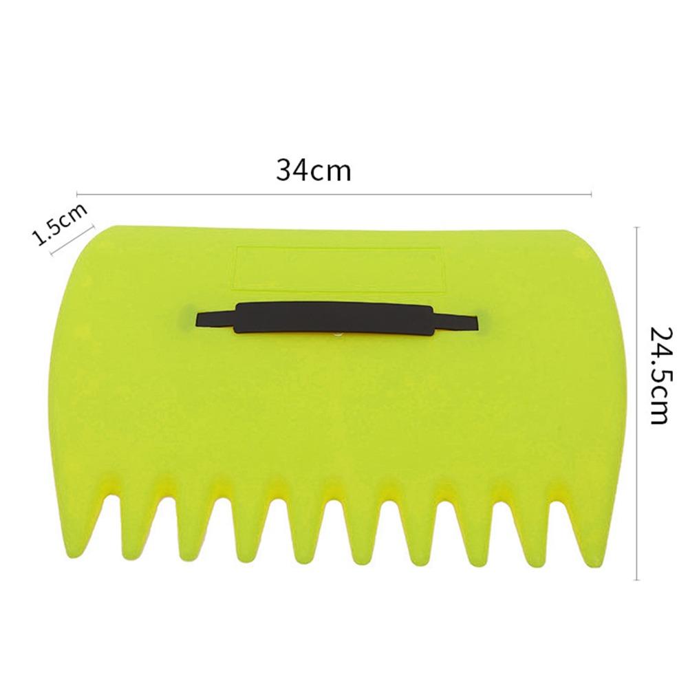 2PCS Handheld Design Leaf Grabber Set Plastic Material Hand Rake Claws Lawn Cleanup