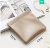 Compact PU Multipurpose Pouch: Lipstick, Coins, Jewelry, Earphones Storage.