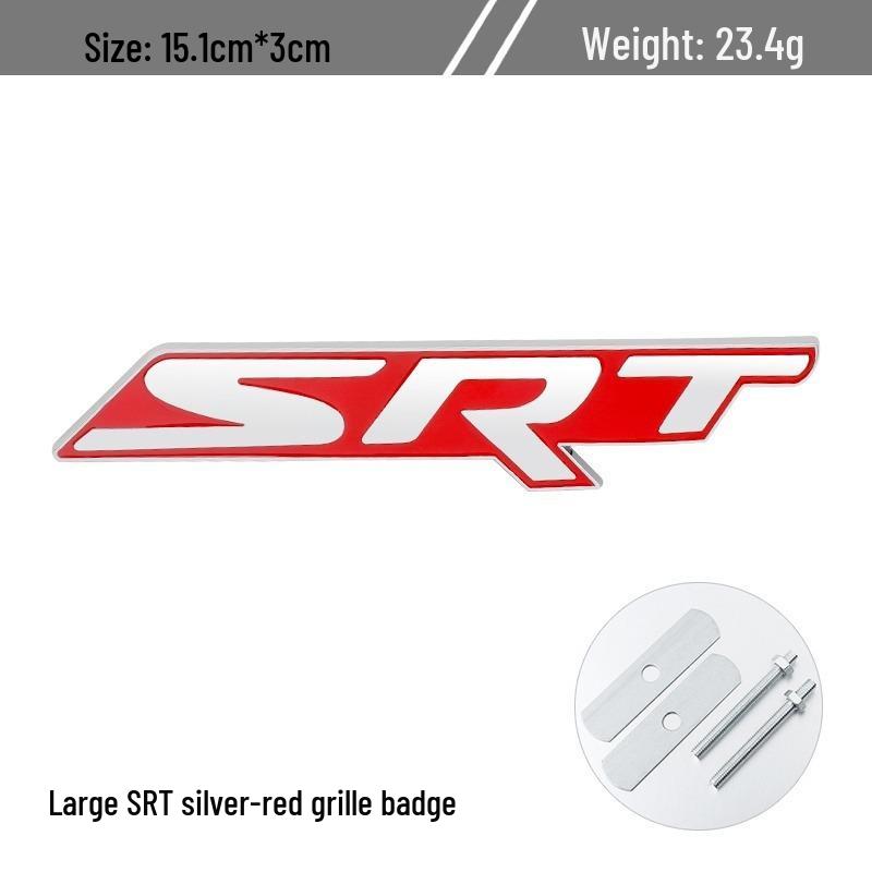 Dodge CHALLENGER Journey SRT Grille and Rear Emblem Metal Decorative Sticker