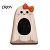 Customizable Halloween Letter Set Wooden BOO Ornaments, Lettering Decorations, Rustic Bat Pumpkin Ghost Playful Desktop Decorations Table Signs