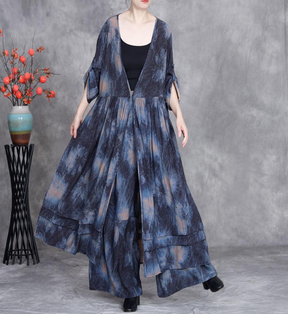 Johnature Vintage Women Spring Two-piece Set High Quality Cloths Sets