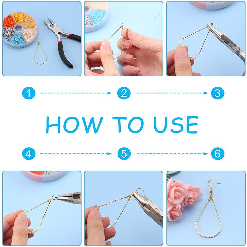 2mm Seed Beads Kit Small Beads For Needlework Craft Round Glass Jewelry Beads For Jewelry Making Bracelet Necklace Handmade DIY