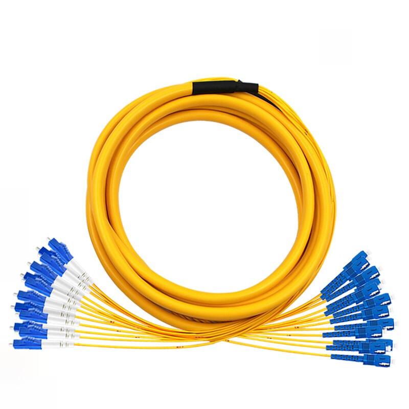 SNIT 48-Core SC-LC Single-Mode Fiber Optic Patch Cable