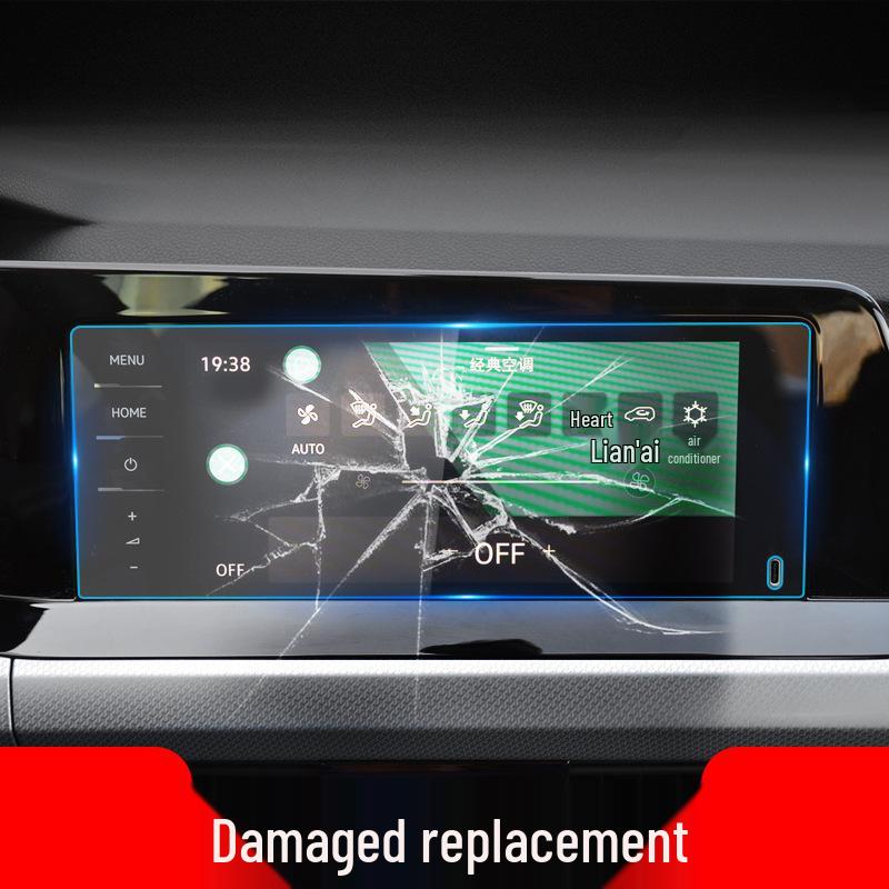 VW Golf 8 Navigation Tempered Film: Fits 25 Models, 7" Touchscreen Protector