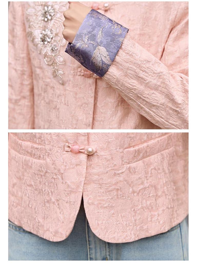 2025 Spring Slimming Chinese-Style Fashion Coat