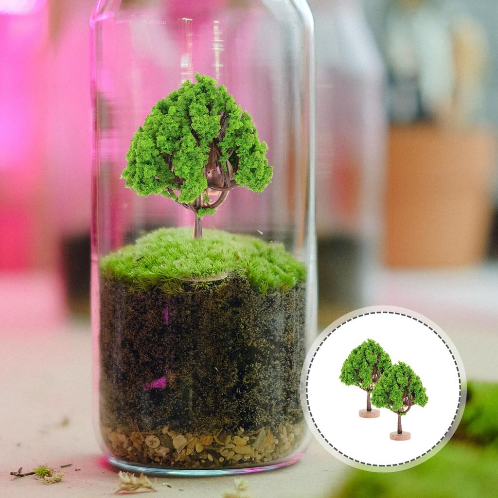 NOLITOY Miniature Tree Models - Street Trees, Landscape Trees, Diorama Trees, Garden Trees, Sand Table, Home Decoration, Miniature Garden Ornament -