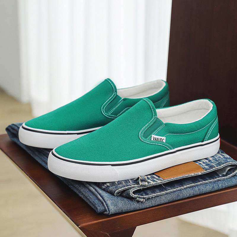 Scarpe da Ginnastica da Donna Trendy Slip-On - Versatili Stile Vecchio Pechino, Basse Bianche Casual per Coppie