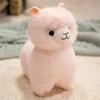 Glowing Colored Cartoon Alpaca Plush Toy Kids Doll Birthday Gift Decoration Home