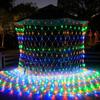 1.5MX1.5M 2x3M Garlands LED String Christmas Net Lights Fairy Xmas Party Outdoor Garden Wedding Decoration Home Curtain Decor