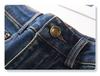 2024 New Women's High Waist Embroidered Denim Bodycon Midi Skirt with Front Slit for Spring & Autumn
