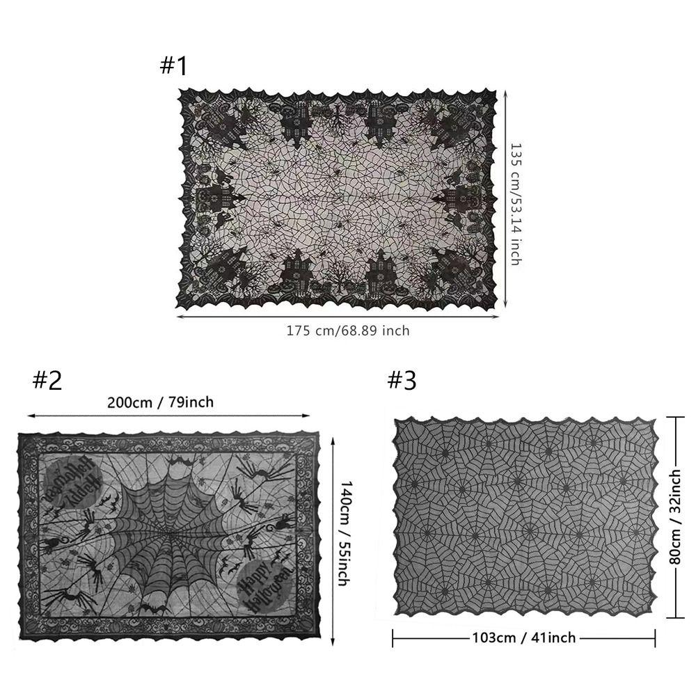 Environmentally Friendly Halloween Lace Tablecloth Disposable Tablecloth  Festival Party