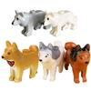 MOC Zoo Animals Building Blocks African Elephant Camel Deer Wolf Crocodile Tiger Lion Sheep Warhorse Mini Brick Kid Toy Gift S06