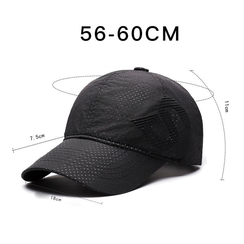 Summer Embroidery Quick-Drying Mesh Breathable Cap Sunscreen Thin Outdoor Sun Visor Baseball Cap