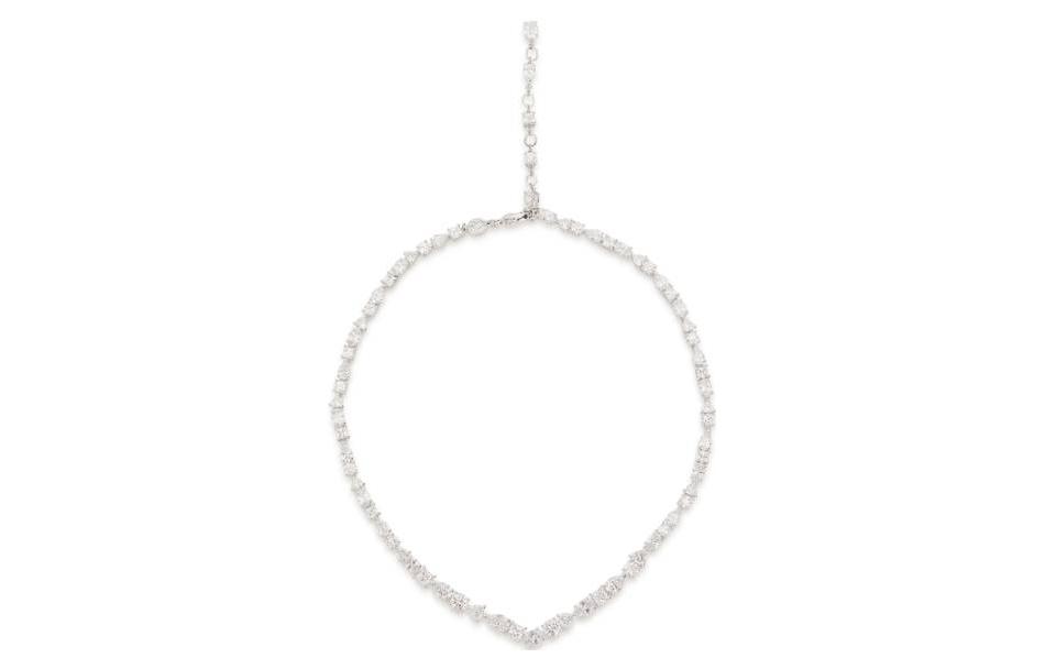 Swarovski Mesmera Kristall-verzierte Halskette 5665242 Silver|F