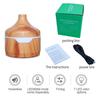 USB Charging Air Humidifier Large Capacity Wood Grain Home Air Purifier for Home Office