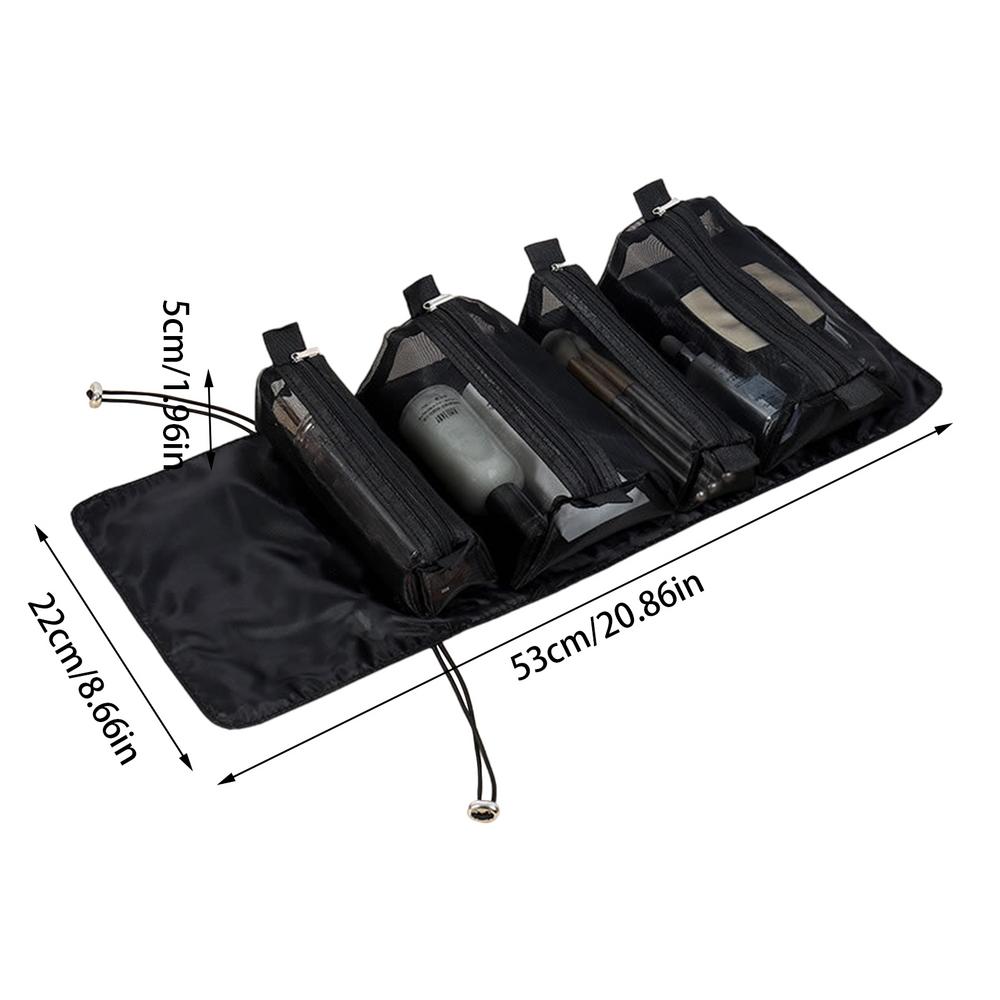 Roll Up Toiletry Bag Travel Toiletry Organizer Foldable Packing Organizers For Women Toiletries Case For Vacation Business Trips