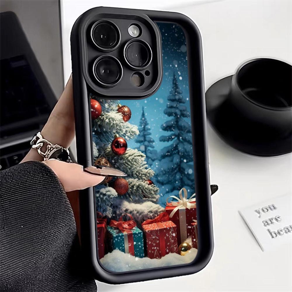 Sky Eye Ladder Soft Case for infinix Note 30 Hot 50 40 Smart 8 9 OnePlus Google All infinix models Phone Cases Cover NY28 Christmas tree Santa Claus