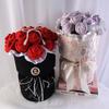 Handmade Sock Bouquet Gift Valentines Day Cotton Mid-Calf Socks In Romantic Colors Unisex Casual Style