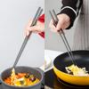 12.6 Inches (32cm) Cooking Extended Chopsticks Reble, 2 Pairs Fiberglass Chop Sticks for Kitchen Noodles Frying Hotpot, Japanese Chinese Extra Long