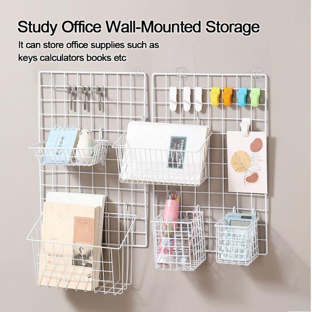 Strong Load Bearing Grid hanging basket Hanging Hook Grocery rack  Grid Panel Accessories