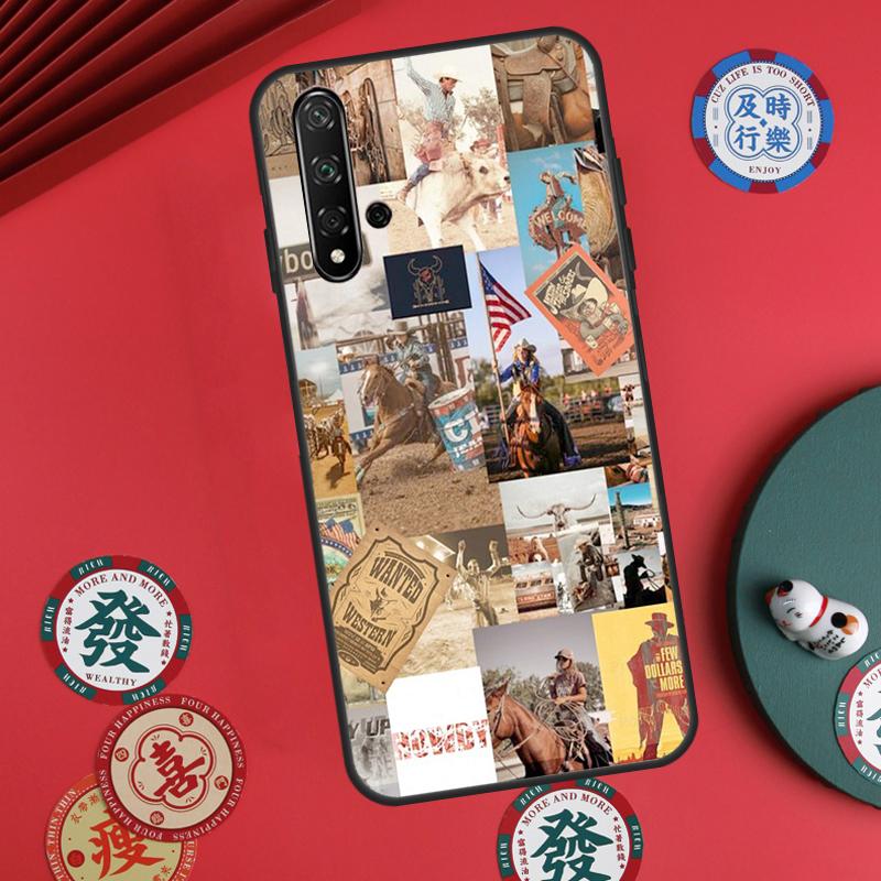 Cowboy Cowgirl Western Ranch Boho For Huawei Nova Y73 Y72 Y61 Y91 Y90 Y70 Y60 12s 12i 11i 8i 9 10 SE P60 Pro P30 P40 Lite Case
