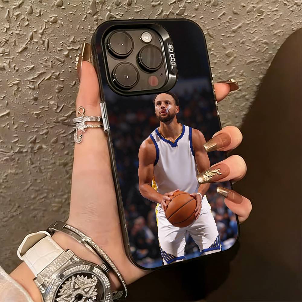 Stephen-n C-Curry-y Phone Case For iPhone 17,16,15,14,13,12,11 Plus,Pro Max,XS,Colorful Silver Phone case Funda Cover