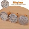 Metal Cookie Press Cutter Mold Cookie Stamper Decorating Supplies for DIY Baking Cakes Pastries Easy To Use Gift Package