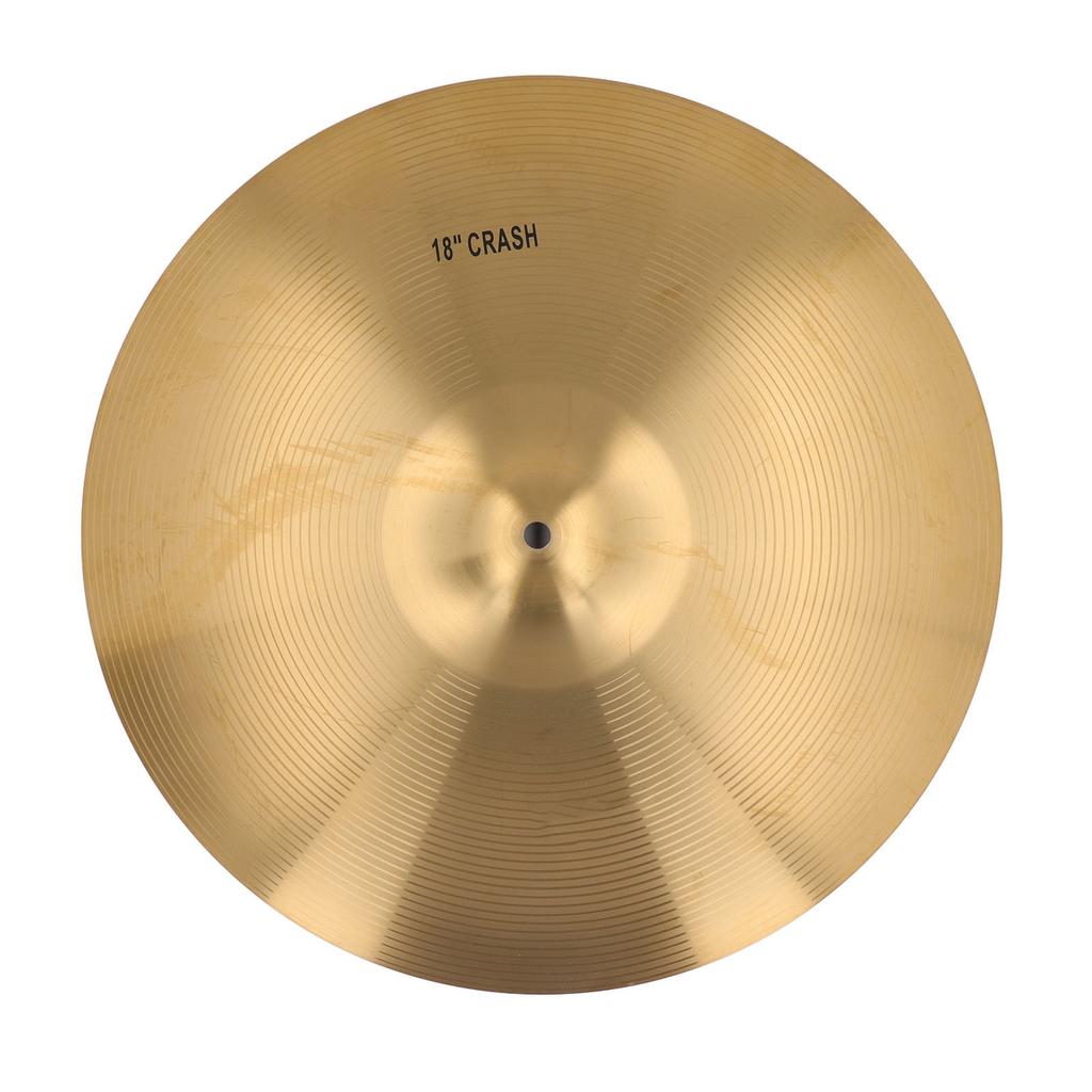 Crash Cymbal Crisp Sound Brass Jazz Drum Cymbal for Professional Music Enthusiasts 18 Inch