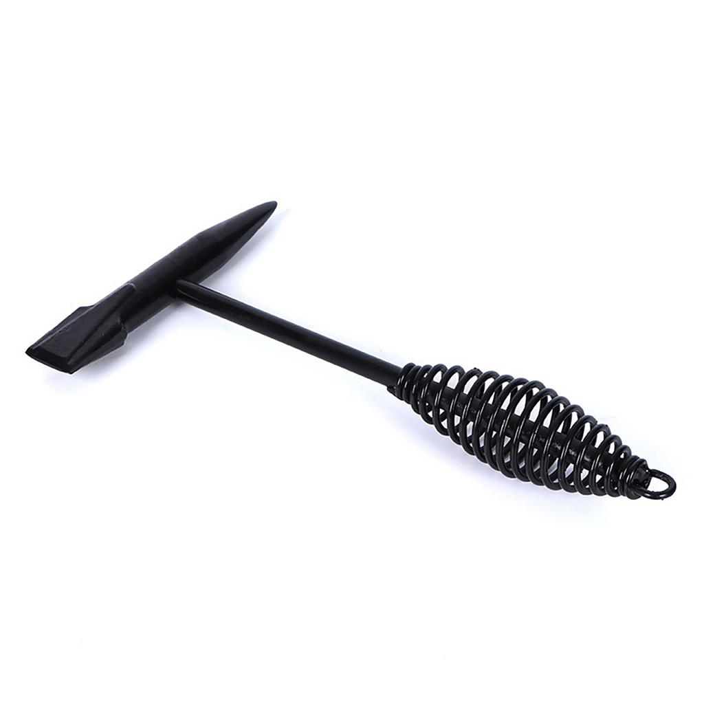 Schweißschlackenhammer mit gehärtetem Meißel Komfortabler Federgriff Schweißpickhammer für Elektroschweißer
