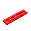 10pcs 3738 Plate 2 X 8 with 7 Holes Bricks Collections Bulk Modular Toys For Technical MOC DIY Gift Buildings Blocks