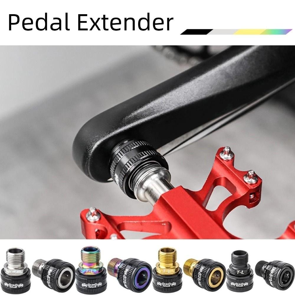 1 Pair Titanium Zinc Zinc Alloy Pedal Extender Bicycle Pedal Extension Bolts Mountain Bike Pedal