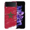 Morocco Flag Soccer Coque For Samsung Z Flip7 6 Galaxy Case Shockproof Z Flip5 Z Flip3 4 5G Hard Cover Phone TPU PC Hard Funda