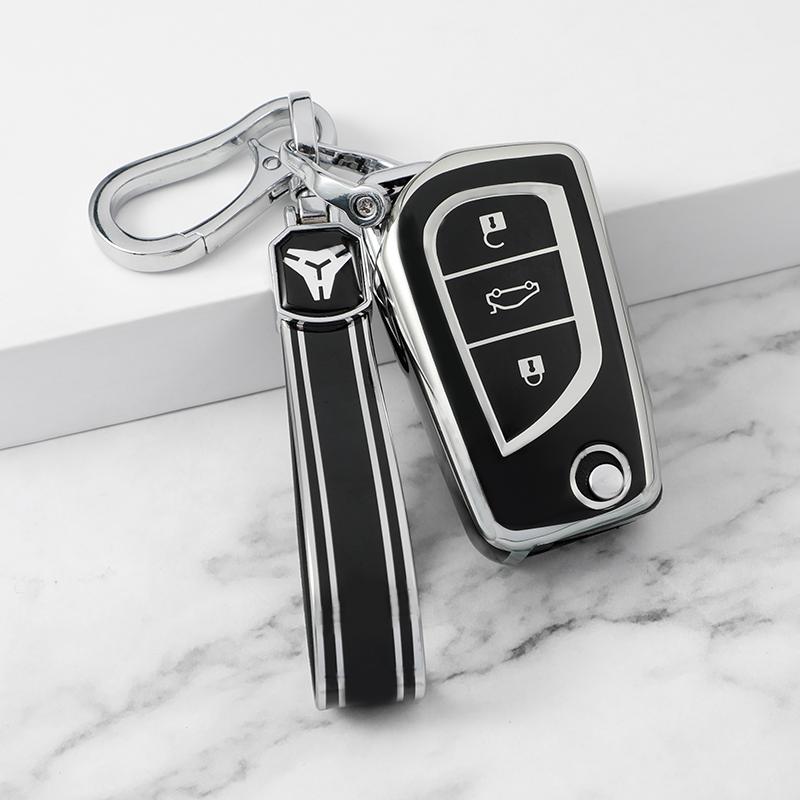 TPU Car Remote Key Cover Case For Toyota Camry RAV4 Forturner Hilux Auris Corolla Avensis Verso Yaris Aygo Scion TC IM Shell Fob