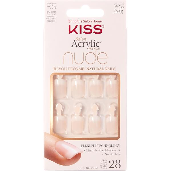 

KISS Kiss Salon Акриловые французские типсы для ногтей Prestaking
