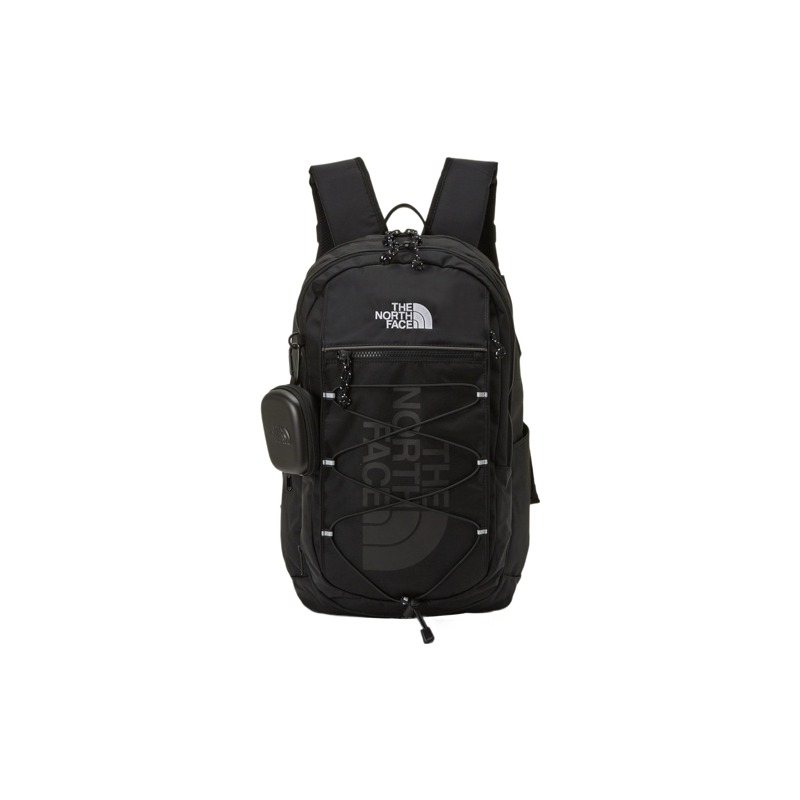 

The North Face 24.5L Logo Embroidered Casual Sports Large Capacity Backpack Unisex Backpack Black NM2DP52J Black